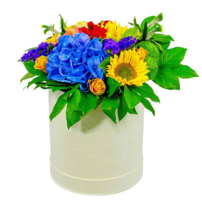 Коробка с цветами "Весеннее настроение"